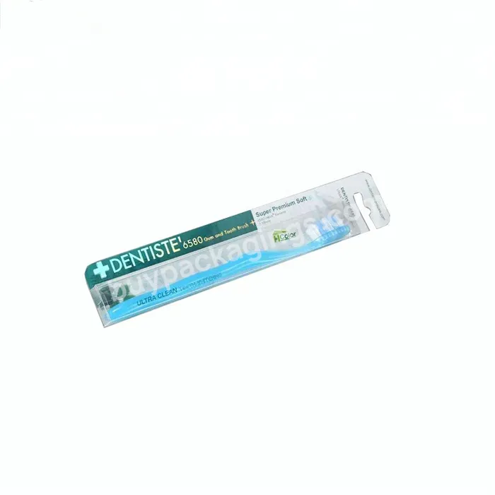 Custom Clear Blister Plastic Pvc Clamshell Toothbrush Blister Box Eco-friendly For Tooth Brush Packaging - Buy Toothbrush Plastic Packaging,Toothbrush Blister Packaging,Blister Pvc Clamshell Toothbrush Packaging.