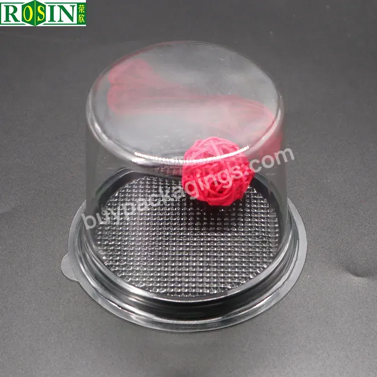 Custom Clear Disposable Clamshell Cake Container Plastic Individual Cupcake Holder Box - Buy Cupcake Holder Box,Individual Cupcake Holder,Single Cupcake Holder.