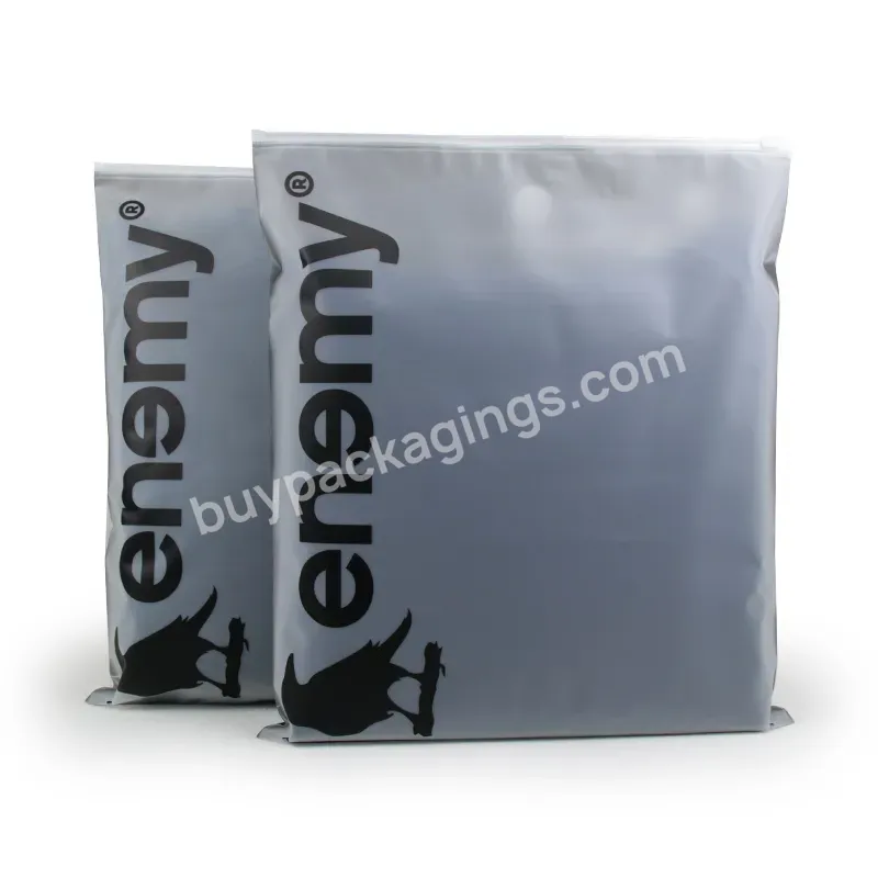Custom Clear Frosted Ziplock Bags Matte Transparent Zipper Bags With Logo Black Printing For Hoodies Packaging - Buy Hoodies Packaging Clear Frosted Ziplock Bags,Low Moq Logo Custom Printed Ziplock Bags For Clothing Packaging T Shirt Pants Packing 10