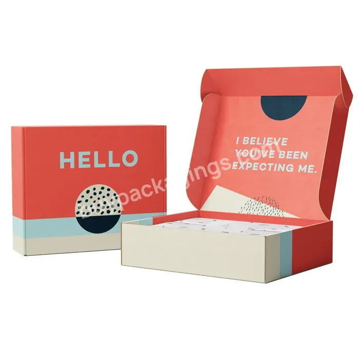 Custom Color Cardboard Paper Mailing Apparel Box Custom Logo Printed Corrugated Shipping Packaging Box - Buy Corrugated Shipping Packaging Box,Shipping Packaging Box,Paper Mailing Box.