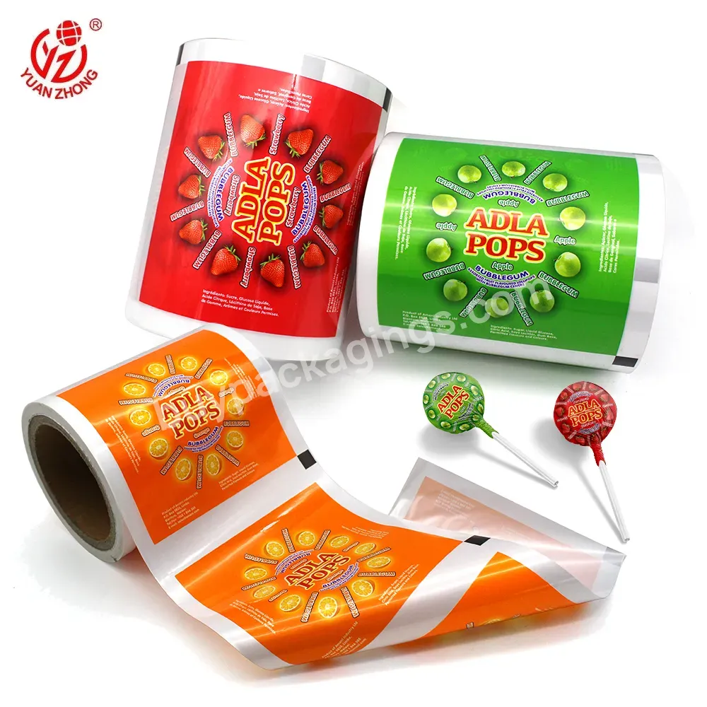 Custom Color-printing Lollipop Packaging Hard Candy Plastic Wrapper Package Film Candy Lollipop Chocolate Food Packaging Wrapper - Buy Candy Wrapper,Flexible Aluminum Foil Food Packaging Pet Metallized Twisted Film For Candy Wrappers/chocolate Wrappe