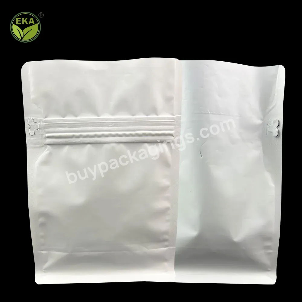 Custom Compost Recyclable Eco Friendly Biodegradable Compostable 4 Sides Packaging Kraft Coffee Bag Kraft Paper Zipper Bag - Buy Eco Coffee Bag,Zipper Resealable Coffee Bag,Coffee Beans Packaging Bag.