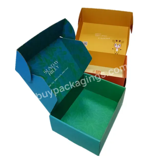 Custom Corrugated Cardboard Packing Mailing Corrugated Apparel Mailer Packaging Box For Clothing Underwear - Buy Corrugated Paper Box,Corrugated Cardboard Box,Custom Packaging Box/ Corrugated Mailer Box.