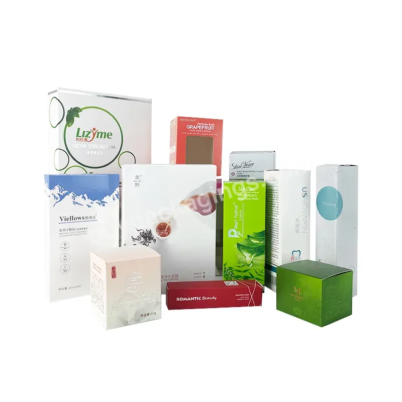 Custom Cosmetic Paper Box White Folding Carton Box Makeup Packaging - Buy Cosmetic Box,Paper Box,Makeup Packaging.