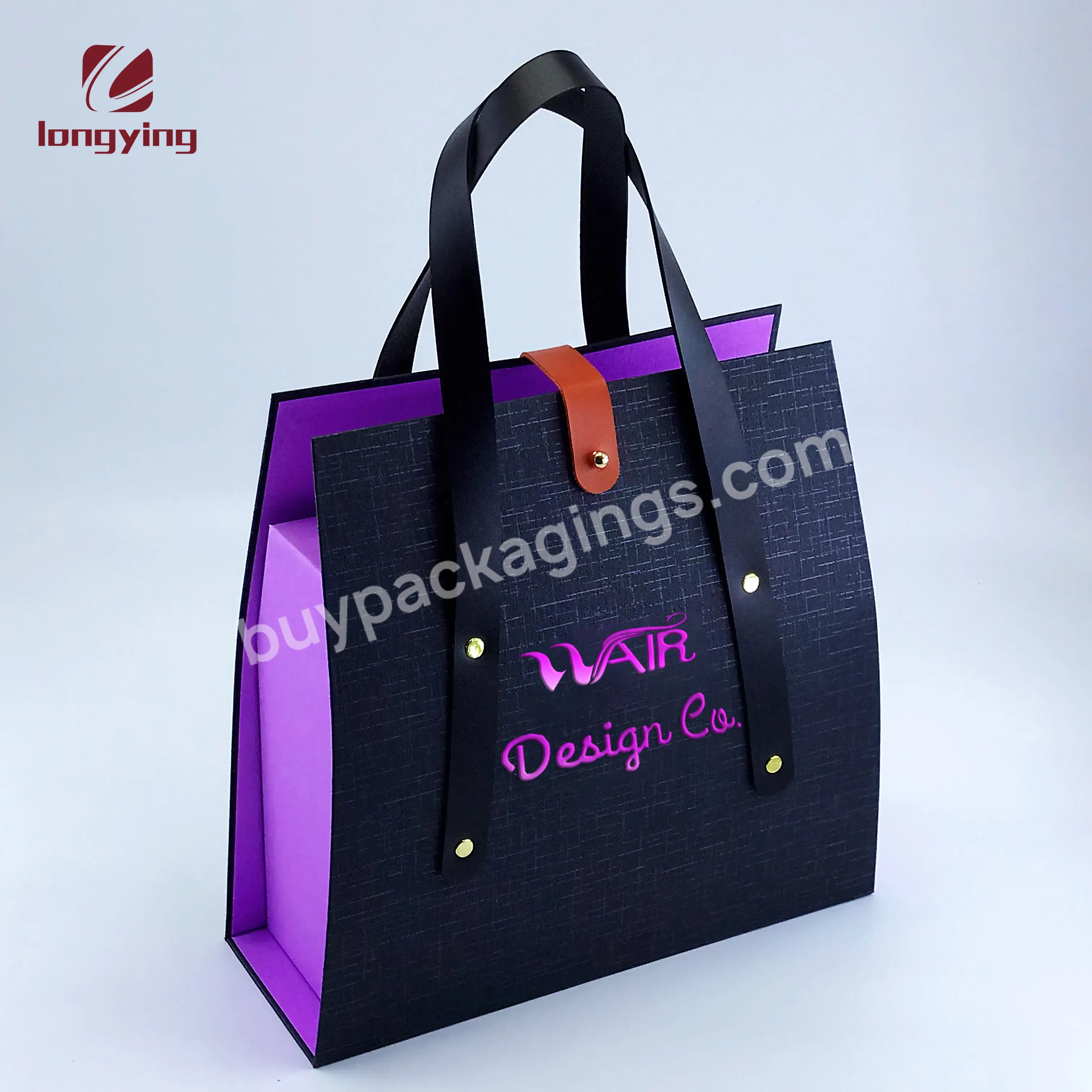 Custom Creative Luxury Fashion Cardboard Boxes With Metal Buckles Belt Handle For Hair Wig Or Hair Product Hair Packaging Boxes - Buy Hair Wig Or Hair Product Hair Packaging Boxes,Metal Buckles Belt Handle,Custom Creative Luxury Fashion Cardboard Boxes.