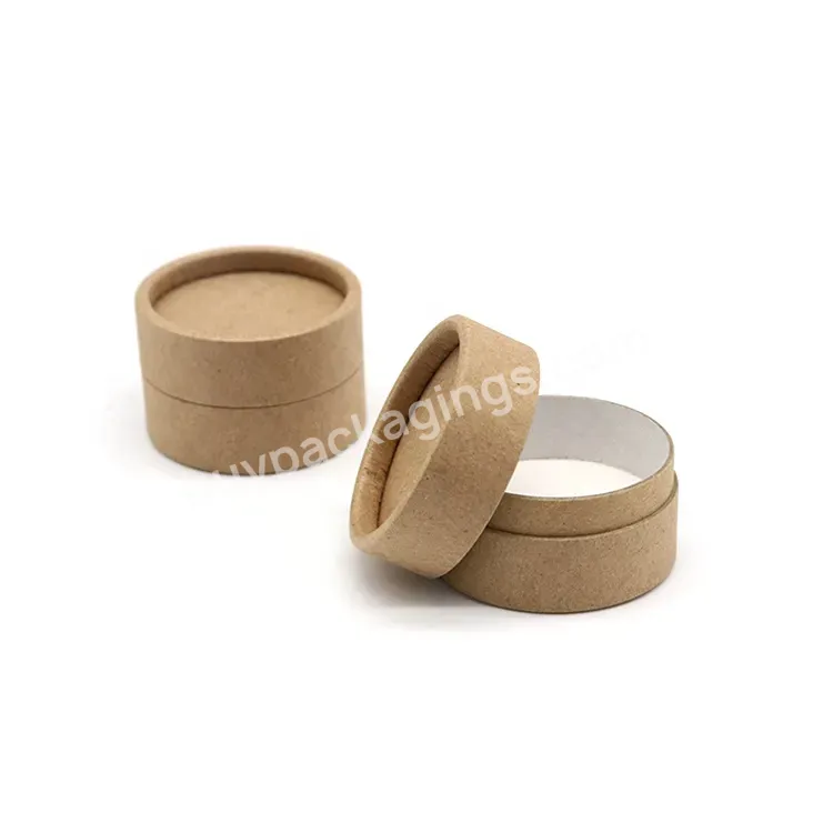 Custom Cylindrical Jar Cardboard Container Eco Friendly Round Lip Balm Chapstick Packaging Small Paper Tube - Buy Cardboard Lip Balm Containers,Lip Balm Container,Lip Balm Tube.