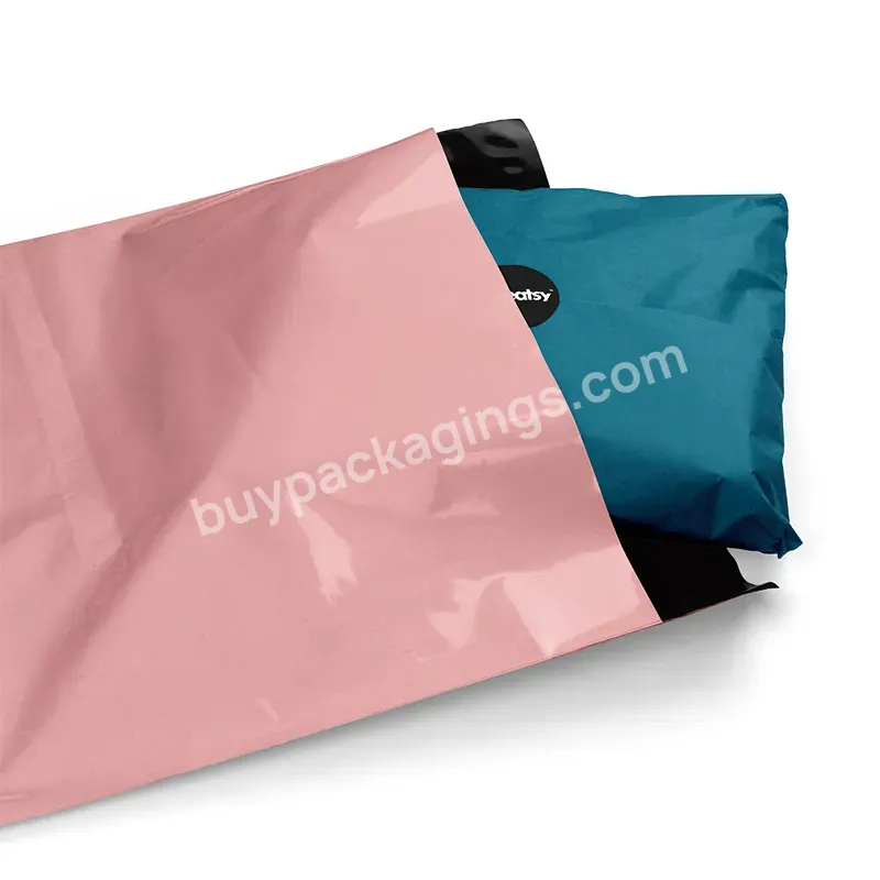 Custom Design Biodegradable Matte Poly Pack Mailer Courier Bags With Logo For Clothing - Buy Poly Mailer Bags,Courier Bags With Logo,Custom Shipping Bags For Clothing.