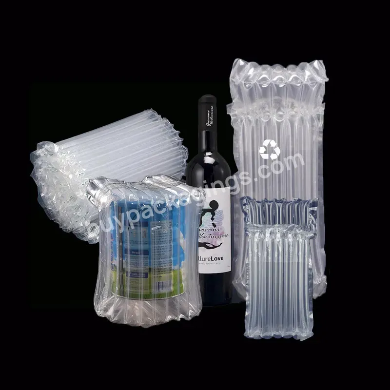 Custom Design Easy To Store Wine Bottle Air Column Bag Inflatable Protective Packaging - Buy U Air Column Bag,Air Packing Bag Air Column Bag,Air Column Inflatable Bags.