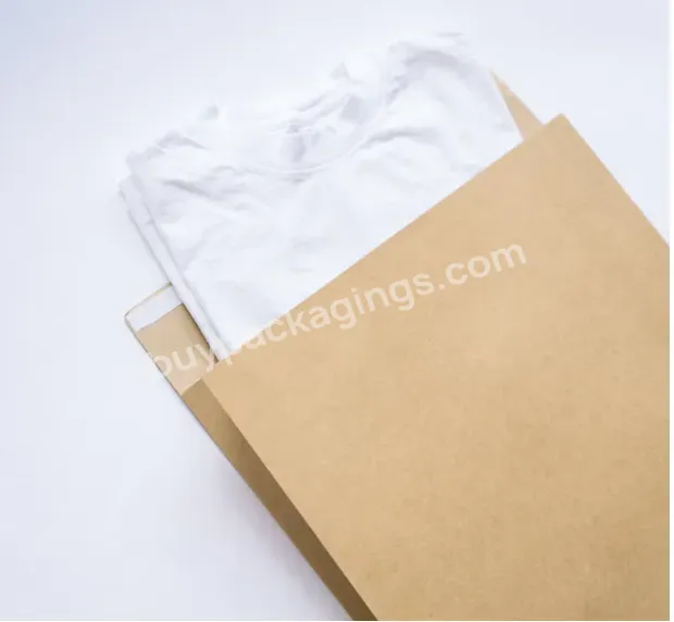 Custom Design Eco Friendly Clothing Packaging Kraft Paper Shipping Bag - Buy Kraft Paper Shipping Envelope,Kraft Paper Shipping Bag,Custom Kraft Paper Shipping Bag.