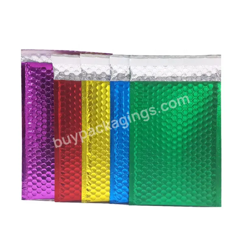 Custom Design Envelopes Padded Bubble Mailing Bags Rose Gold Glitter Metallic Foil Teal Bubble Mailers Metallic Bubble Mailers - Buy Padded Bubble Mailing Bags,Foil Mailing Custom Mailer Shipping Anti Static Bag Padded Envelope Colored Air Shipping B