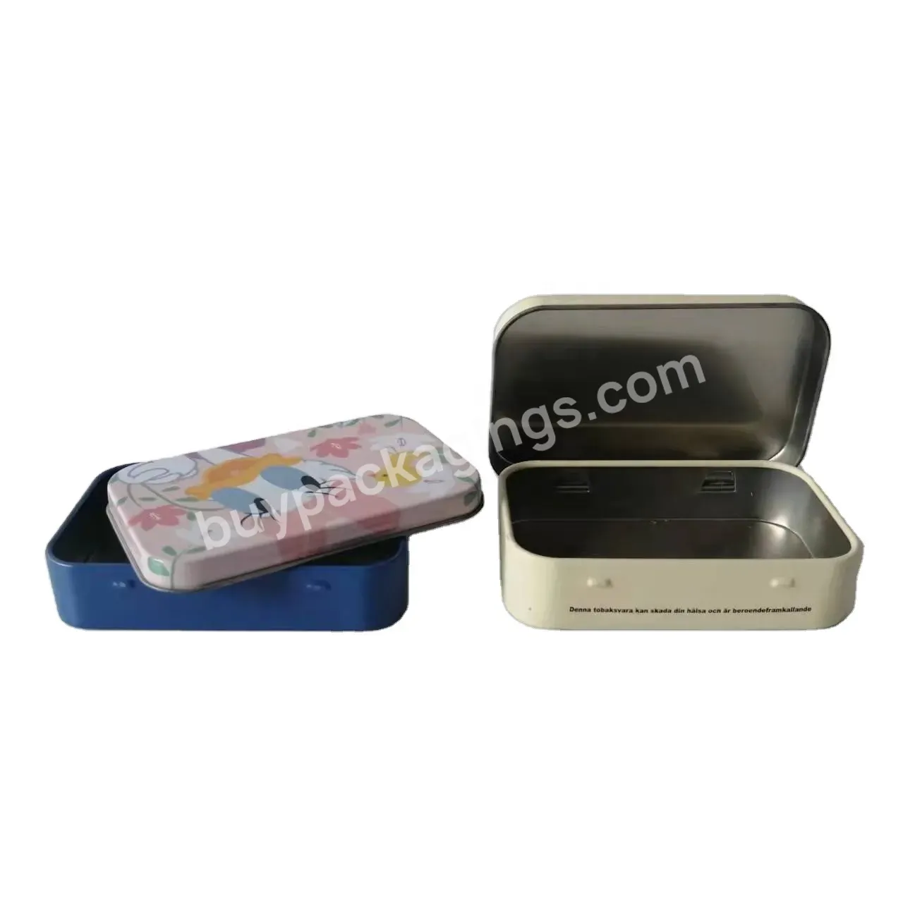 Custom Design Factory Oem Altoids Tin Mint Tin Case With Slip Lid Small Metal Case With Hinged Lid 95x59x21mm - Buy Hinged Mint Tin,Slip Lid Tin Case,Cute Tin Case.