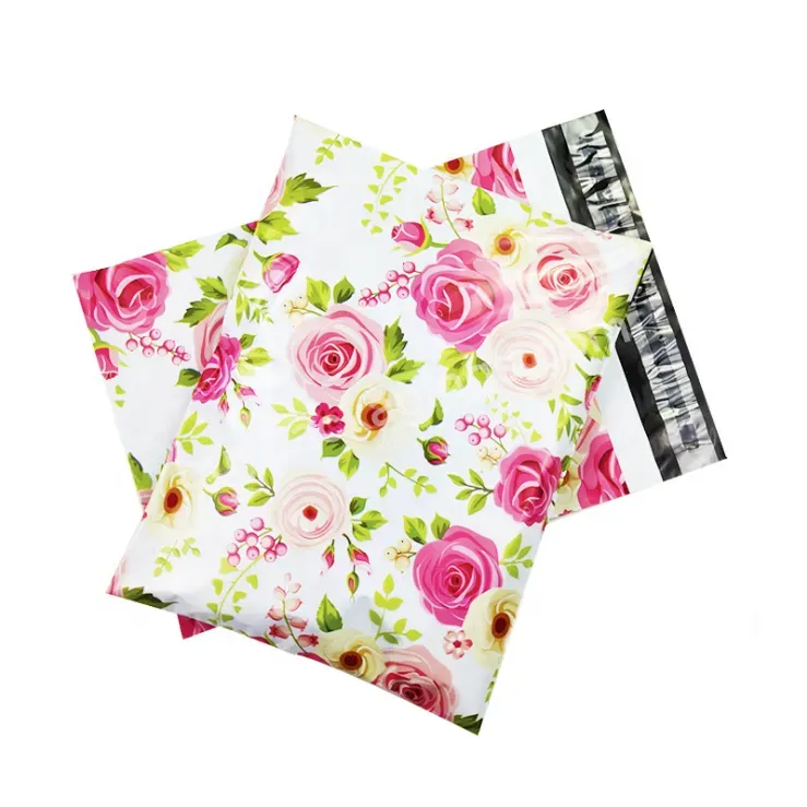 Custom Design Flower Mixed Color Mailing Bags Pink Recycled Tear-proof Plastic Polymailer - Buy Mixed Color Mailing Bags,Mailing Bags Pink,Plastic Polymailer.