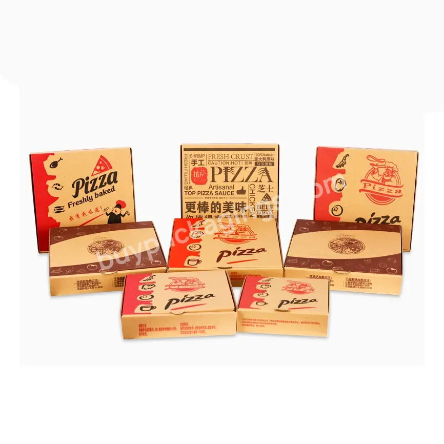 Custom Design Food Takeaway Containers Corrugated Paper Pizza Packing Box - Buy Custom Design,Pizza Boxes,Food Takeaway.
