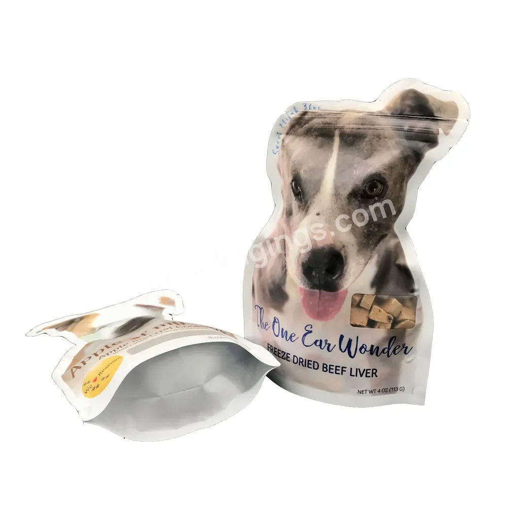 Custom Design Packaging Zipper Pouch Plastic Bags Logo Pet Snack Dog Treat Bag Pet Food Bag Package - Buy Mylar Zip Lock Bag Packaging,Custom Shape Packaging Bag,Self Sealing Storage Bags With Window.