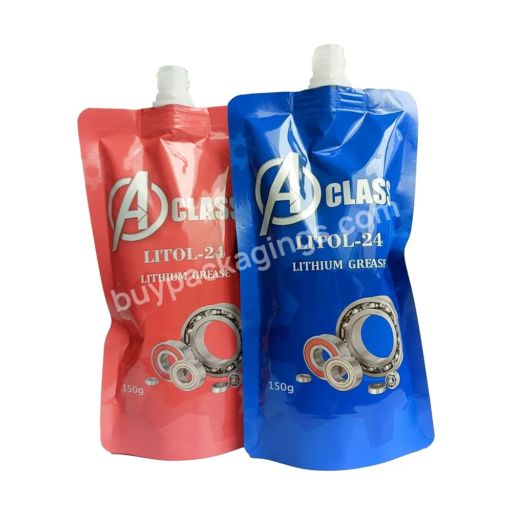 Custom Design Reusable Liquid Packs Plastic Stand Up Spout Pouch Bags With Nozzle - Buy Liquid Packaging Bag,Stand Up Spout Pouch,Spout Pouch.