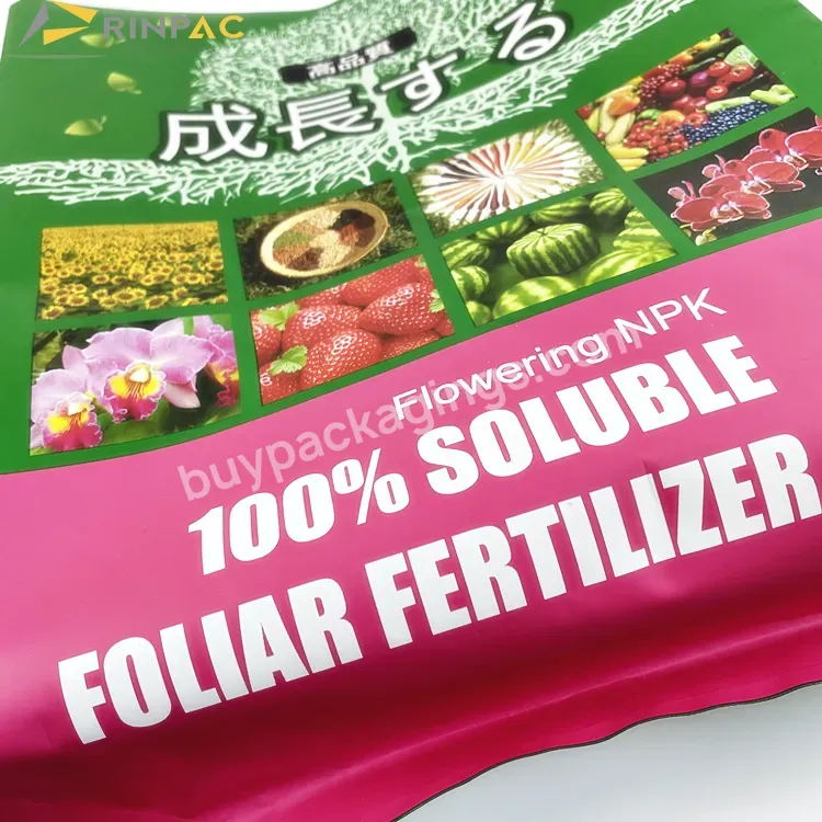 Custom Different Colours Matte Printing Foil Heat Sealed Plastic Side Gusset Flat Poly Packaging Bags For Fertilizer - Buy Custom Different Colours Matte Printing Foil Heat Sealed Plastic,Side Gusset Flat Poly Packaging Bags For Fertilizer,Custom Dif