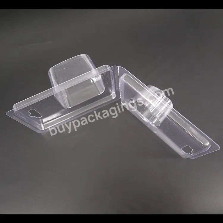 Custom Disposable Clear Plastic Clamshell Edgefold Sliding Blister Card Packaging