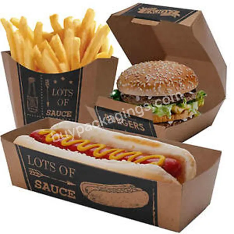Custom Disposable Food Grade Cardboard Hamburger Packaging Paper Burger Box - Buy Paper Burger Box,Hamburger Packaging Box,Fast Food Packaging Box.