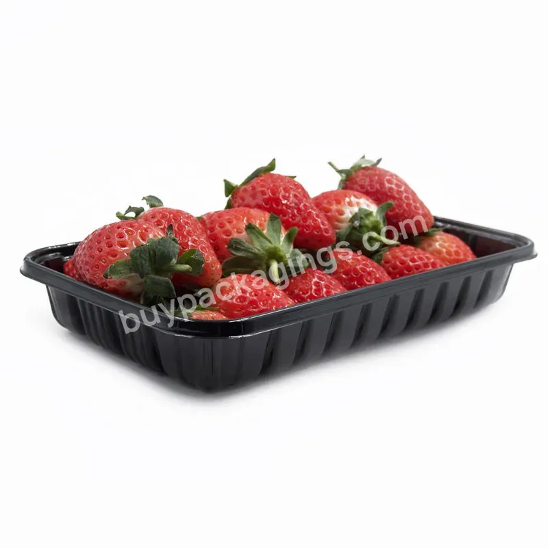 Custom Disposable Fruit Packaging Banana Strawberry Cherries Container Plastic Tray - Buy Banana Tray,Strawberry Tray,Cherries Tray.