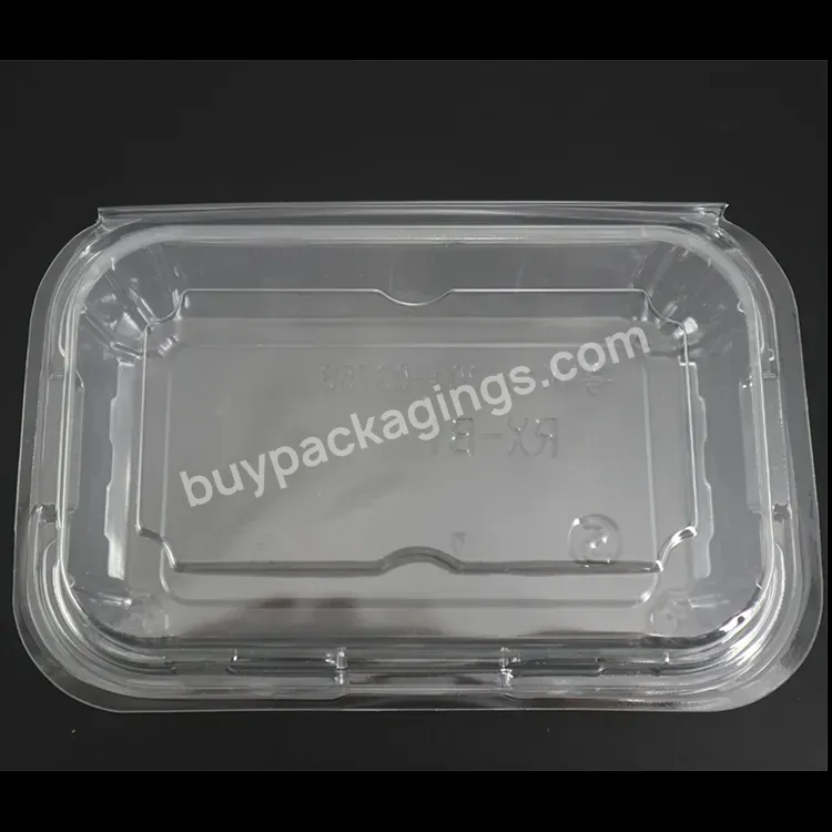 Custom Disposable Pet Clear Clamshell Fruit Container Takeaway Salad Packaging Box - Buy Salad Box Plastic,Takeaway Salad Box,Clamshell Fruit Box.