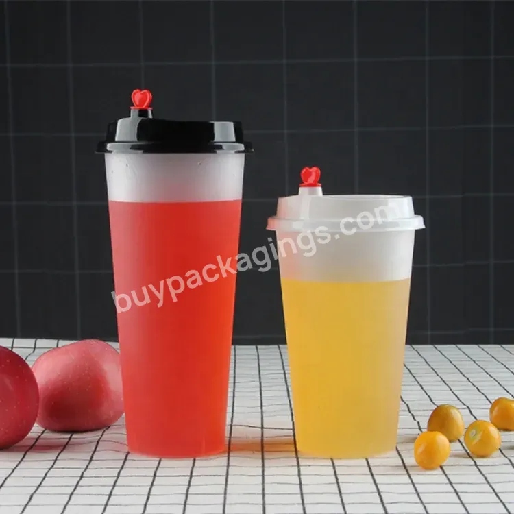 Custom Disposable Pp Plastic Yoghurt Drink Beverage Frosted Cups For Juice