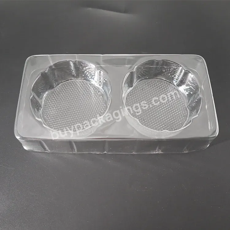 Custom Disposable Transparent Plastic 2 Compartment Biscuit Packing Cookies Inner Packaging Tray - Buy Cookies Box Packaging,Biscuit Packing Box,Transparent Cookies Box.