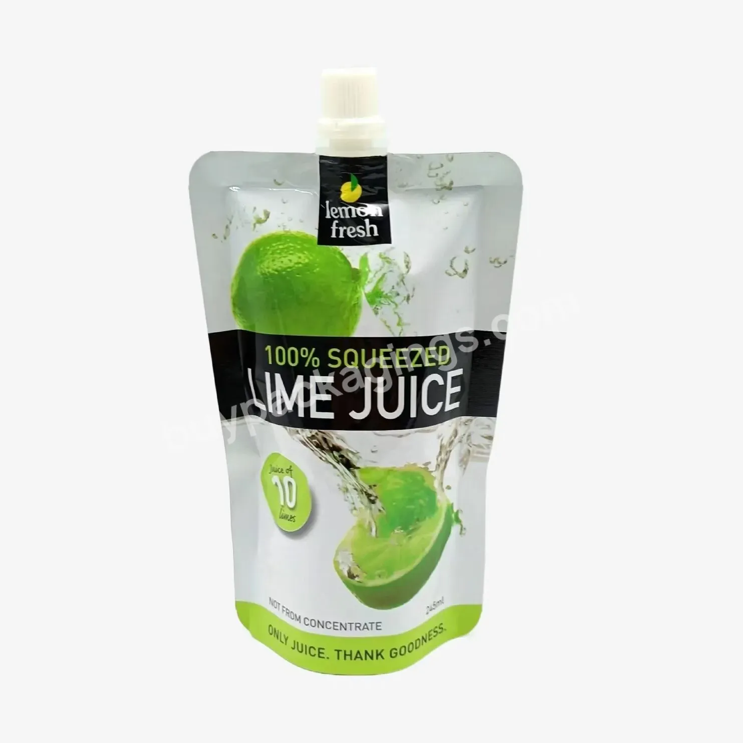 Custom Drink Pouch With Spout Plastic Snacks Bag Packaging - Buy Custom Spout Pouches,Drink Pouch With Spout,Standing Pouch Spout.