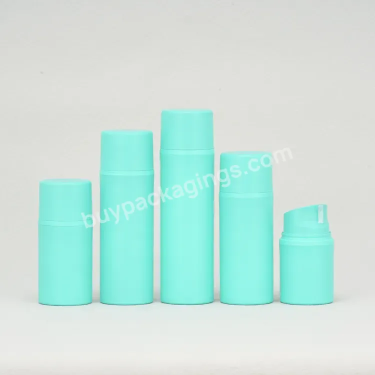 Custom Eco Friendly Plastic Pcr Container Cosmetic Packaging Airless Bottle With Pump - Buy Airless Pump Cosmetic Bottles.