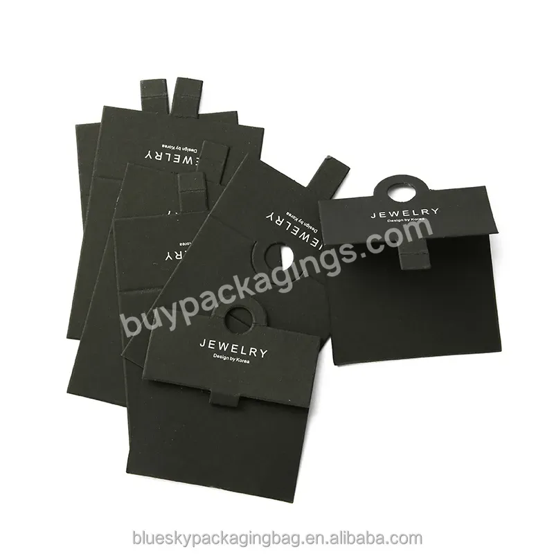 Custom Eco Friendly Recyclable Coated Paper Hangtags With Logo For Earring Jewelry Folding Ring Tags - Buy Jewelry Ring Tag Label Paper,Ring Necklace Hang Card,Jewelry Eco Friendly Hang Tag.
