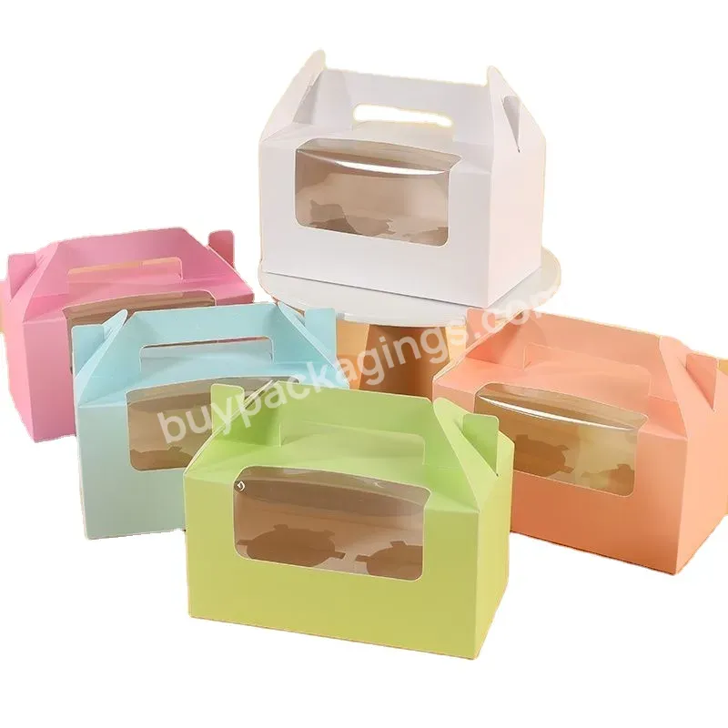 Custom Eco Surprise Foldable Sweet Transparent Donut Ramadan Gift Cup Cake Food Product Boxes Packages With Clear Window - Buy Custom Printing Recycled Round Folding Sweet Egg Donut Lunch Heart Carton Cake Gift Cardboard Kraft Paper Boxes With Logo,C
