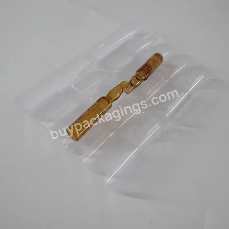 Custom Ecofriendly Transparent Plastic 1ml 10ml Ampoule Tray Disposable Medical Vial Box Blister Pack - Buy Ecofriendly Transparent Plastic Ampoule Tray,Disposable Medical 10ml Vial Box Blister Pack,1ml Ampoule Tray.