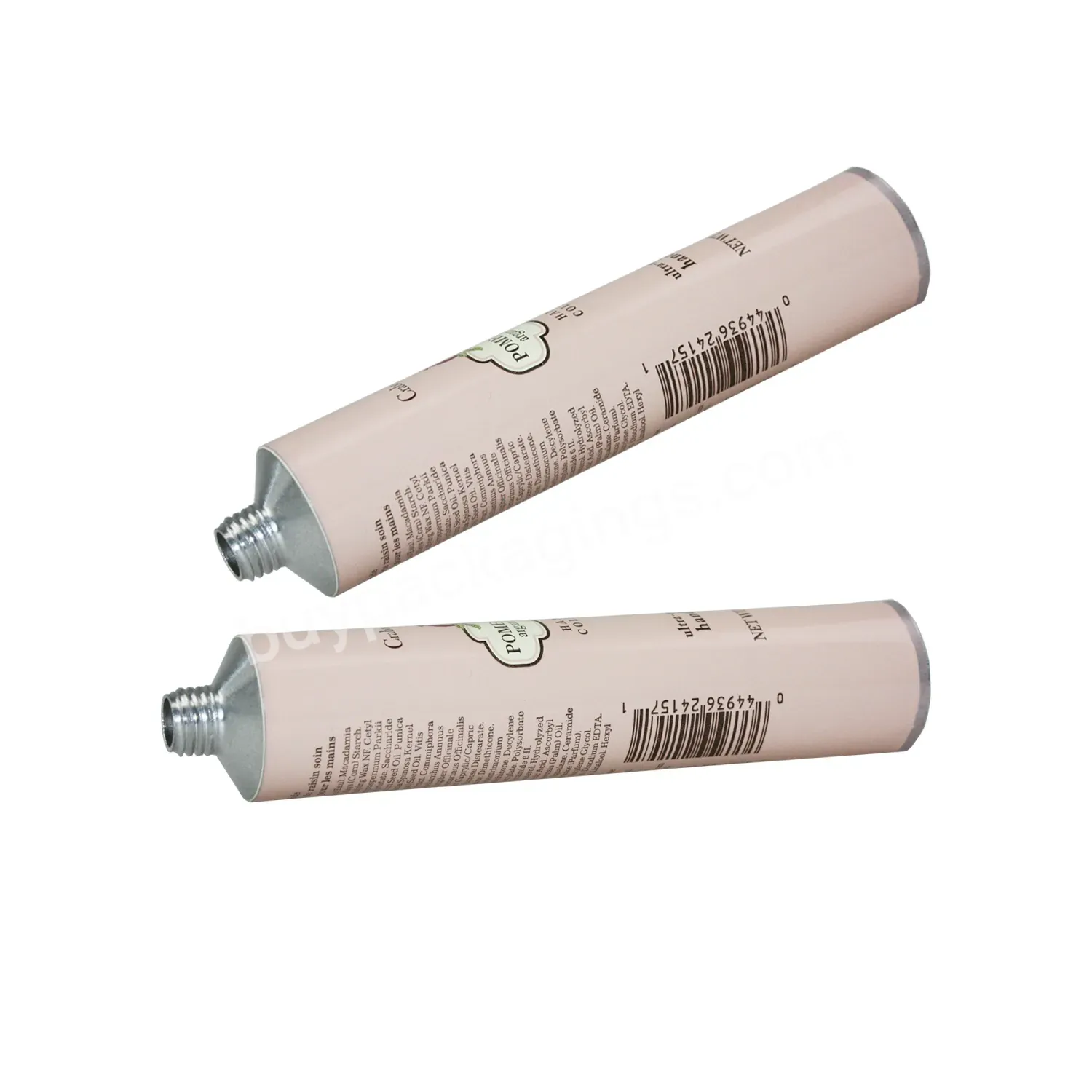 Custom Empty Eco Friendly Aluminum Toothpaste Body Hand Cream Face Wash Soft Cosmetic Packaging Squeeze Tube - Buy Toothpaste Tube,Empty Metal Tube,Soft Cosmetic Packaging Tube.