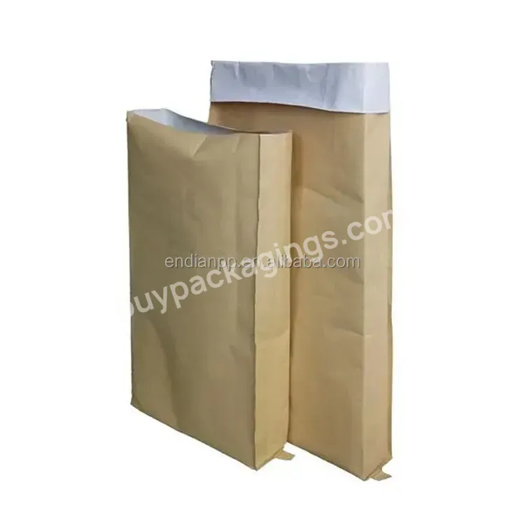Custom Factory High Quality Composite Kraft Paper Woven Bag For Chemical Cement Bags 25kg - Buy Paper Bag,Cement Bag,Cement Paper Bag.