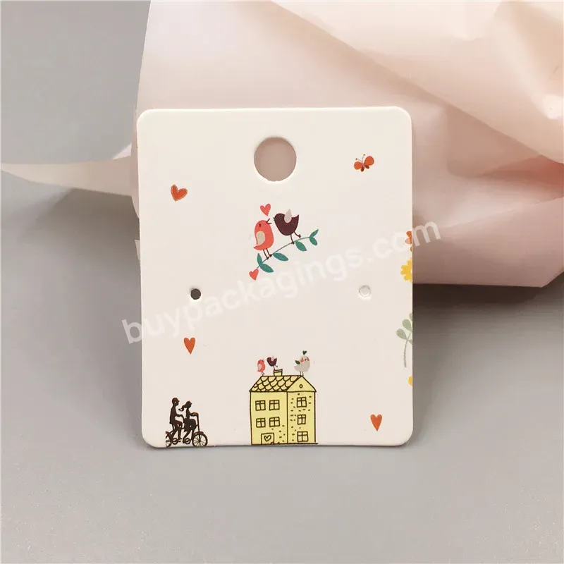Custom Fashion Jewelry Display Card Of Earring Necklace Gift Exquisite Favor Label Tag Price High Quality Factory Wholesale - Buy Exquisite,Favor Label,Tag Price.