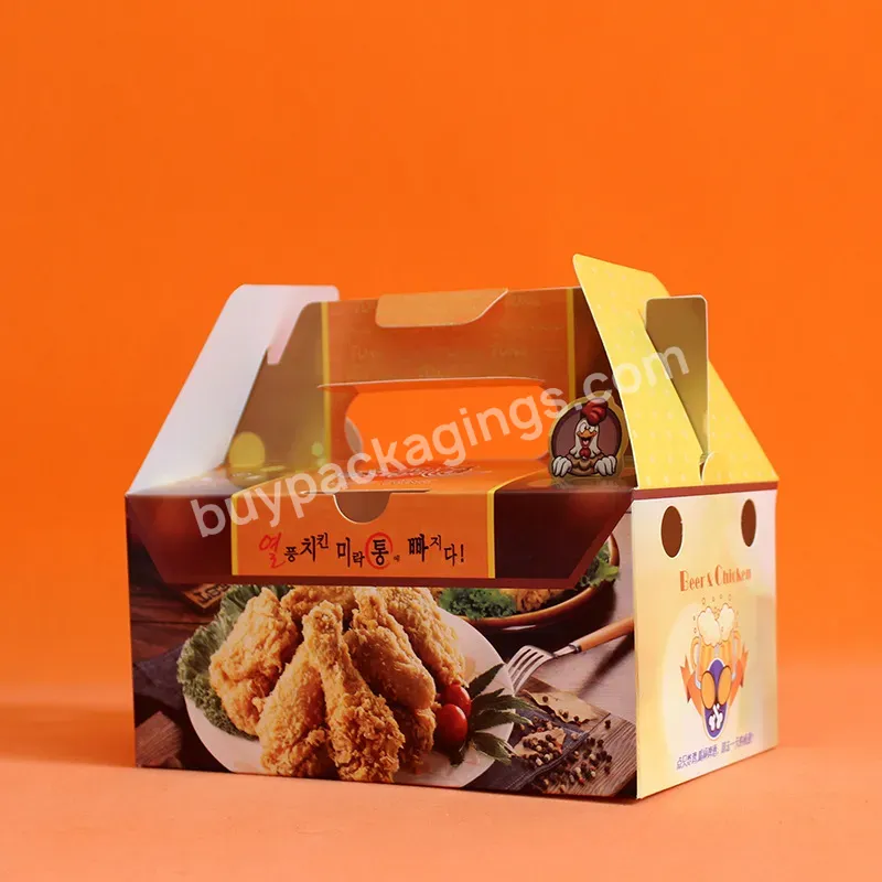 Custom Fried Chicken Box Take Out Fast Food Burger Fry Chicken Hotdog Box - Buy Fried Chicken Packaging Box Wholesale,Custom Fried Chicken Box,Packaging French Fried Chicken Box.