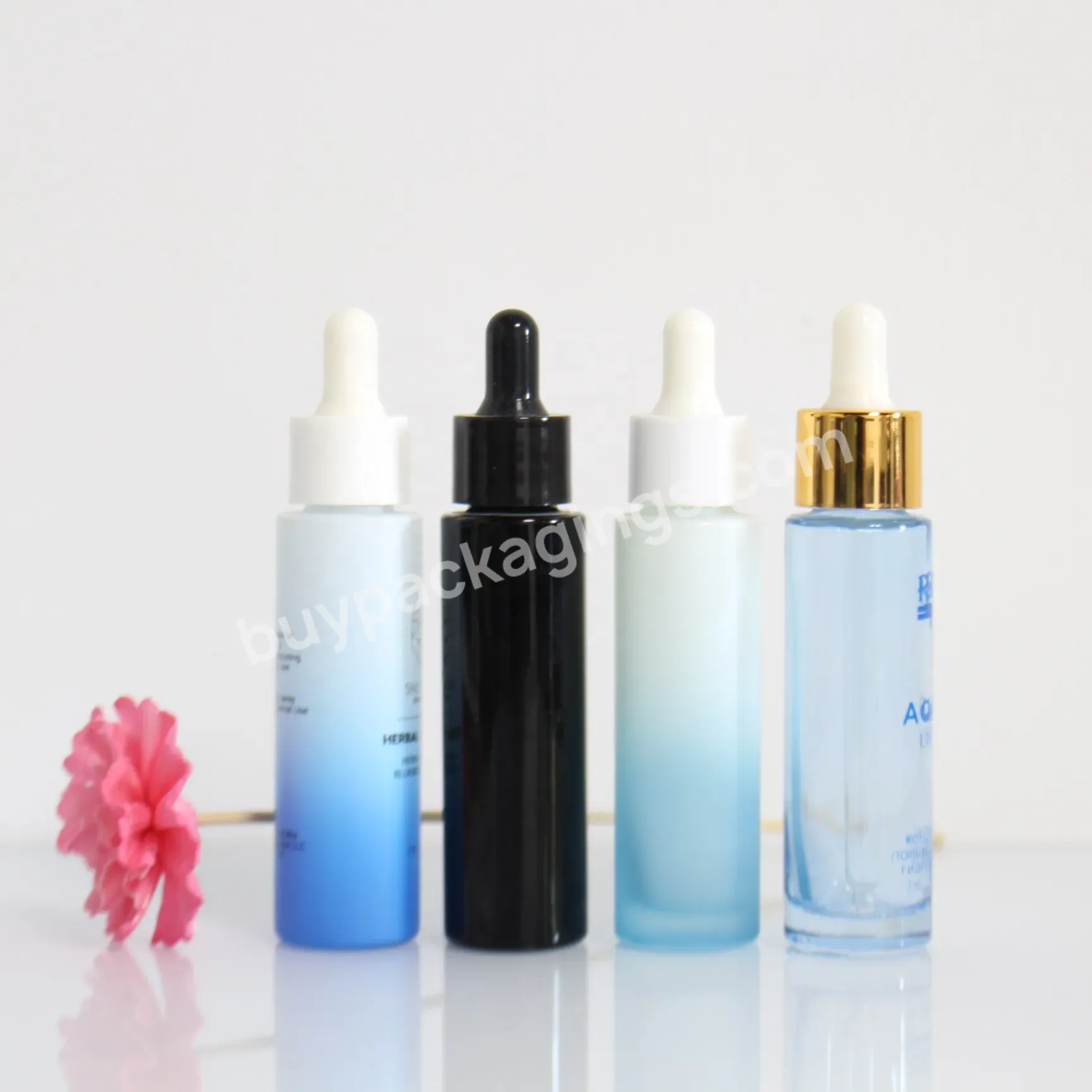 Custom Frosted Gradient Containers 80ml 100ml 120ml Luxury Bottles For Cosmetics Packaging Glass Skincare Essence Lotion Bottle - Buy Skincare Lotion Bottle,Luxury Bottles For Cosmetics Packaging,Frosted Glass Cosmetic Bottle.