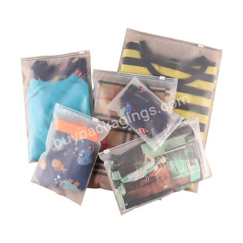 Custom Frosted Zipper Garment Clothes Cosmetic Waterproof Pvc Poly Zip Lock Reusable Storage Packaging Pe Plastic Bags With Logo - Buy Hot Selling Eco Friendly Zipper Resealable Clothes Packaging Frosted Plastic Ziplock Bag,Custom Printed Frosted Pvc