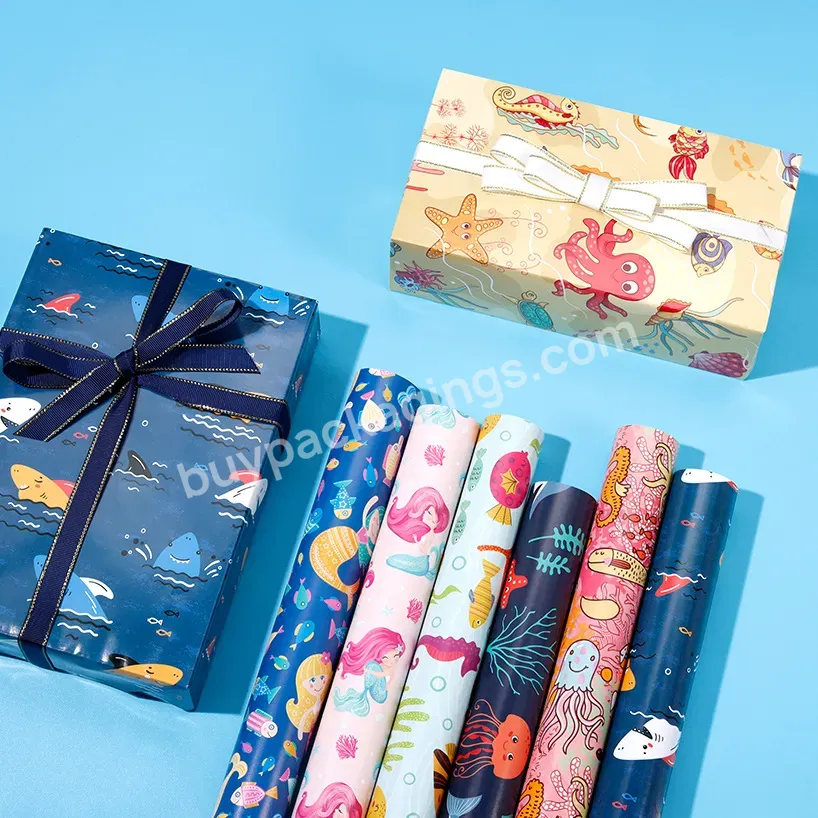 Custom Gift Wrapping Paper Luxury Cartoon Birthday Gift Wrapping Paper Christmas Tissue Paper For Packaging - Buy Gift Wrapping Tissue Paper,Gift Wrapping Paper Christmas,Gift Wrapping Paper Luxury.