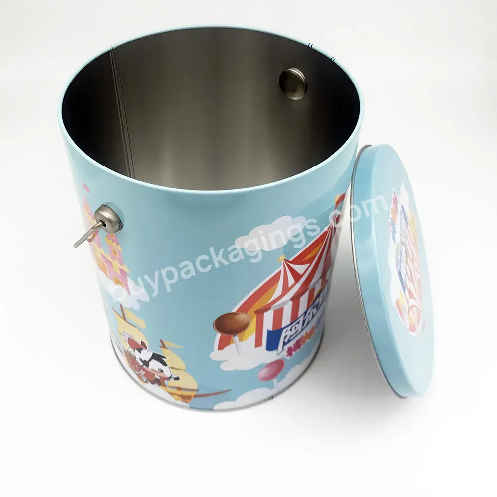Custom Halloween Metal Container Food Storage Tin Boxes With Handle - Buy Food Storage Tin Boxes,Christmas Cookie Tins,Candy Tin Cans.