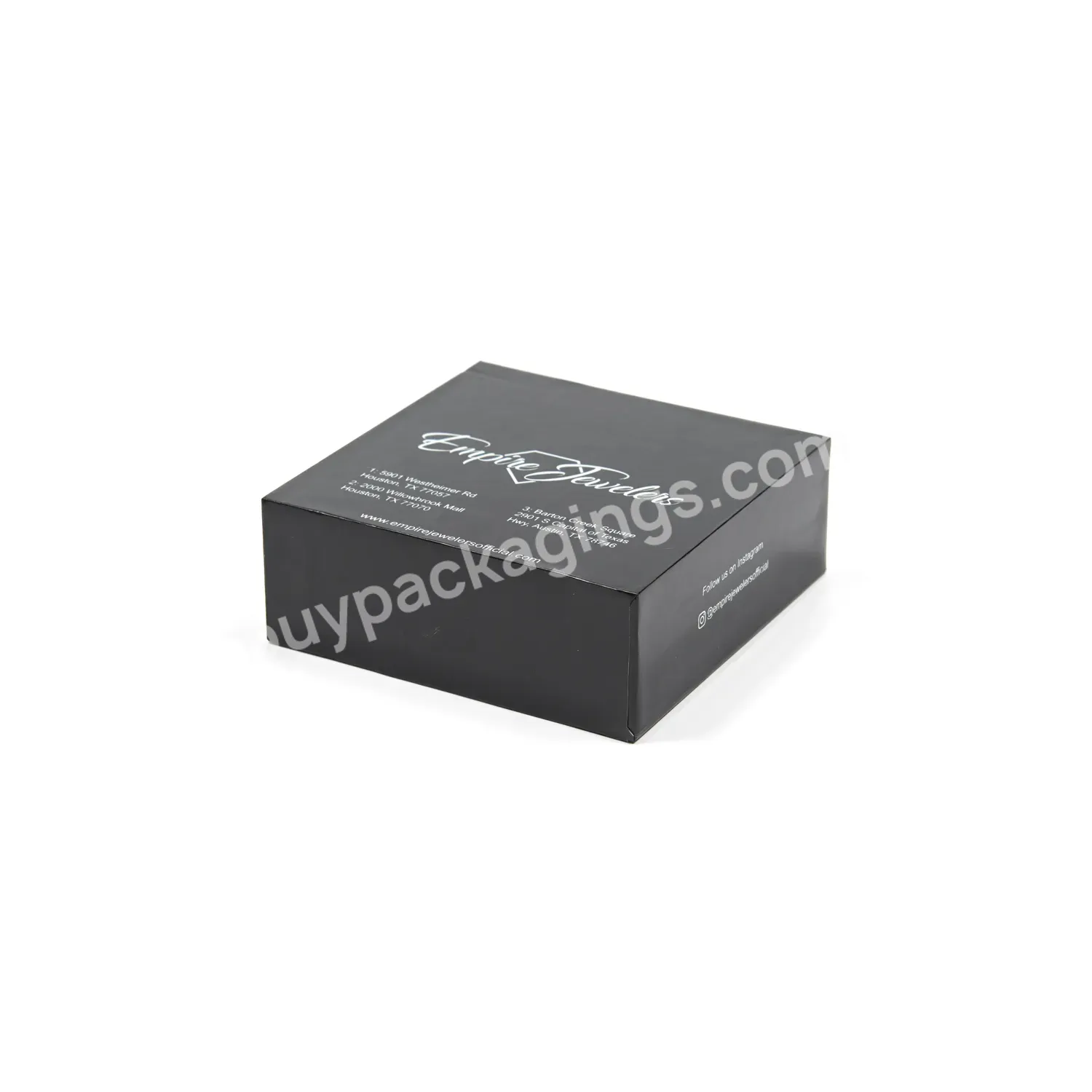 Custom Handmade Black Silver Drawer Box Printing Carton Cardboard Box - Buy Cardboard Box,Carton Box,Corrugated Box.