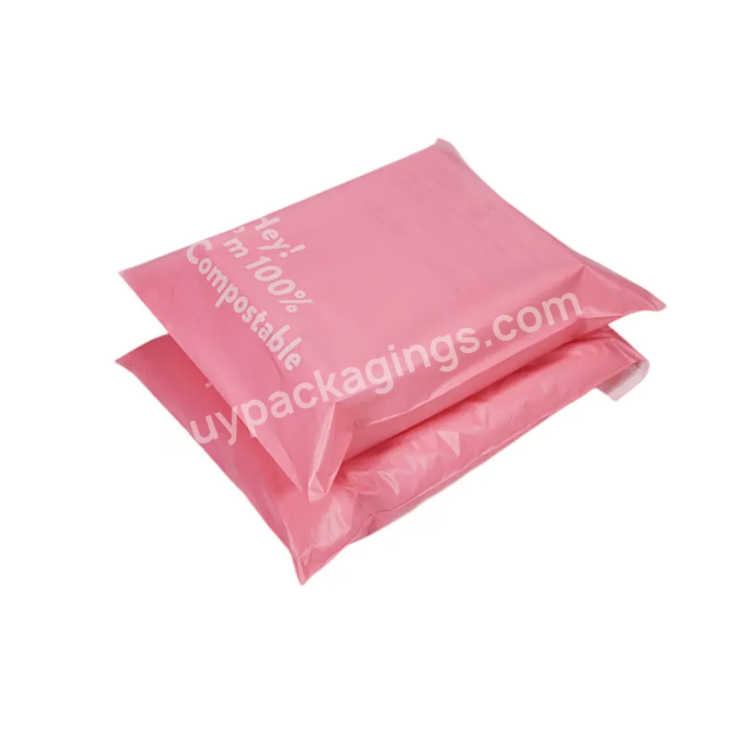Custom High End Recyclable Plastic Polythene Courier Pouch Shipping Packaging Mailing Bag For Clothing