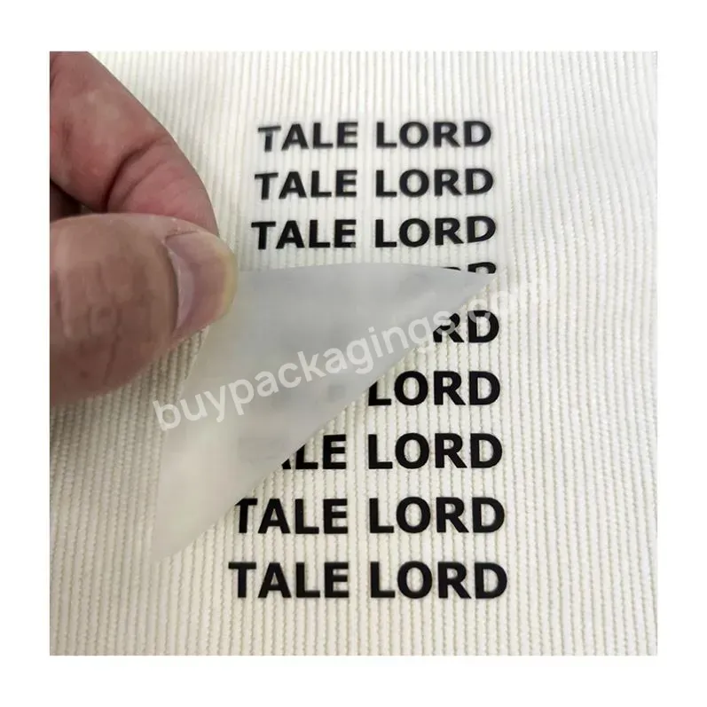 Custom High Quality Iron On Fabric Clothes Label Clothing Private Tag Wash Care - Buy Iron On Clothes Label,Fabric Clothes Labels,Label Clothing Tag.