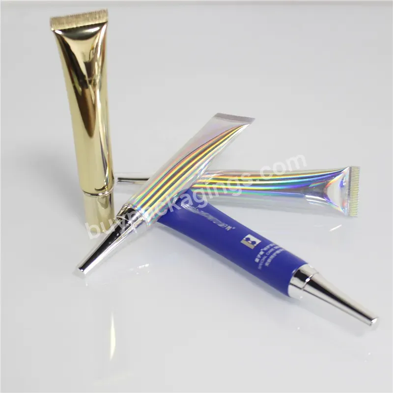 Custom High Quality Unique Lipgloss Tube Empty Cosmetic Container Packaging Clear Silver Gold 10g 15g 25g 30g Squeeze Tube - Buy Skin Care Cream Lotion Soft Squeeze Plastic Tube,Hot Surface Cosmetic Tube With Customized Printing,10ml 20ml 30ml 50ml 6