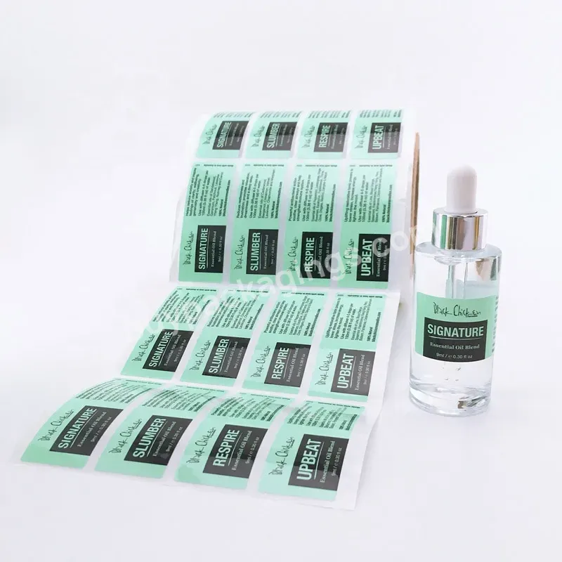 Custom Hologram Sticker Waterproof Cosmetic Packaging Essential Oil Label - Buy Packaging Label,Essential Oil Label,Custom Hologram Sticker.