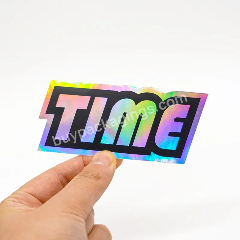 Custom Holographic Printed Outdoor Waterproof Vinyl Stickers Die Cut Stickers Laser Rainbow Labels Stickers - Buy Die Cut Holographic Sticker Sheets,Vinyl Stickers Die Cut Stickers Self-adhesive Pvc Labels Stickers Products,High Quality Adhesive Adve