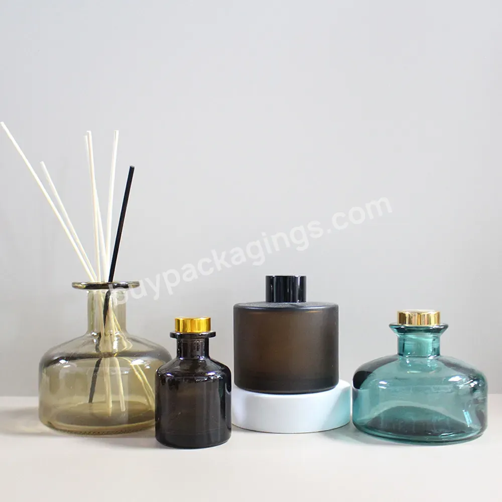 Custom Home Room Perfume Bottle Packaging Empty Luxury Large Clear 50ml 100 Ml 150ml 200ml Round Glass Reed Diffuser Bottle - Buy Top Quality Glass 50ml 100ml 150ml Reed Diffuser Empty Bottle Essential Oil Bottle For Aromatherapy Oil Bottle,Wholesale
