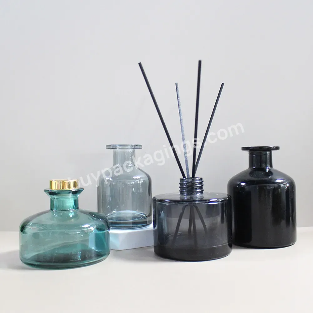 Custom Home Room Perfume Bottle Packaging Empty Luxury Large Clear 50ml 100 Ml 150ml 200ml Round Glass Reed Diffuser Bottle - Buy Top Quality Glass 50ml 100ml 150ml Reed Diffuser Empty Bottle Essential Oil Bottle For Aromatherapy Oil Bottle,Wholesale