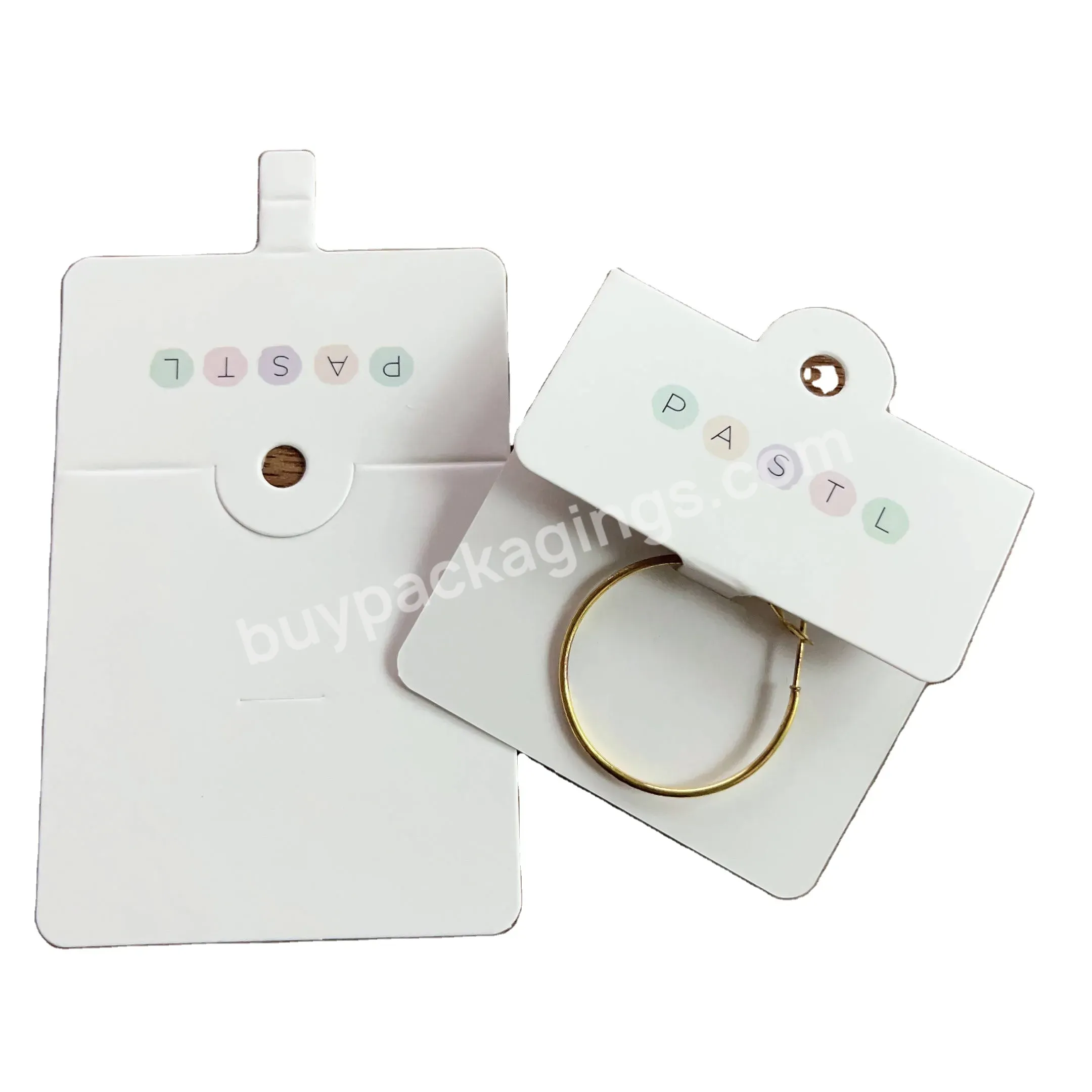 Custom Jewelry Ring Paper Hang Tag Ring Necklace Hang Card Custom Logo Hot Stamping Jewelry Paper Card - Buy Jewelry Packaging Card,Earring And Ring Hangtag,Custom Jewelry Paper Hangtags With Logo.