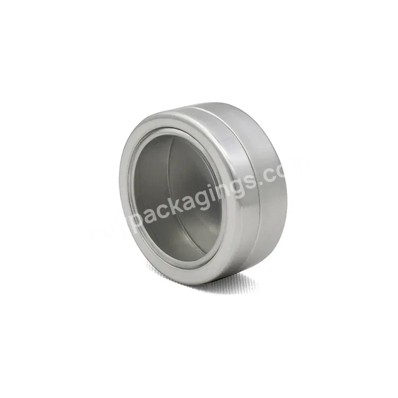 Custom Lip Balm Ointment Metal Round Aluminum Cosmetic Containers Aluminum Jars Tin Cans Cosmetic Cans With Screw Lid - Buy Round Aluminum Tin Cans Cosmetic Cans With Screw Lid,Metal Container,Aluminum Cosmetic Containers.