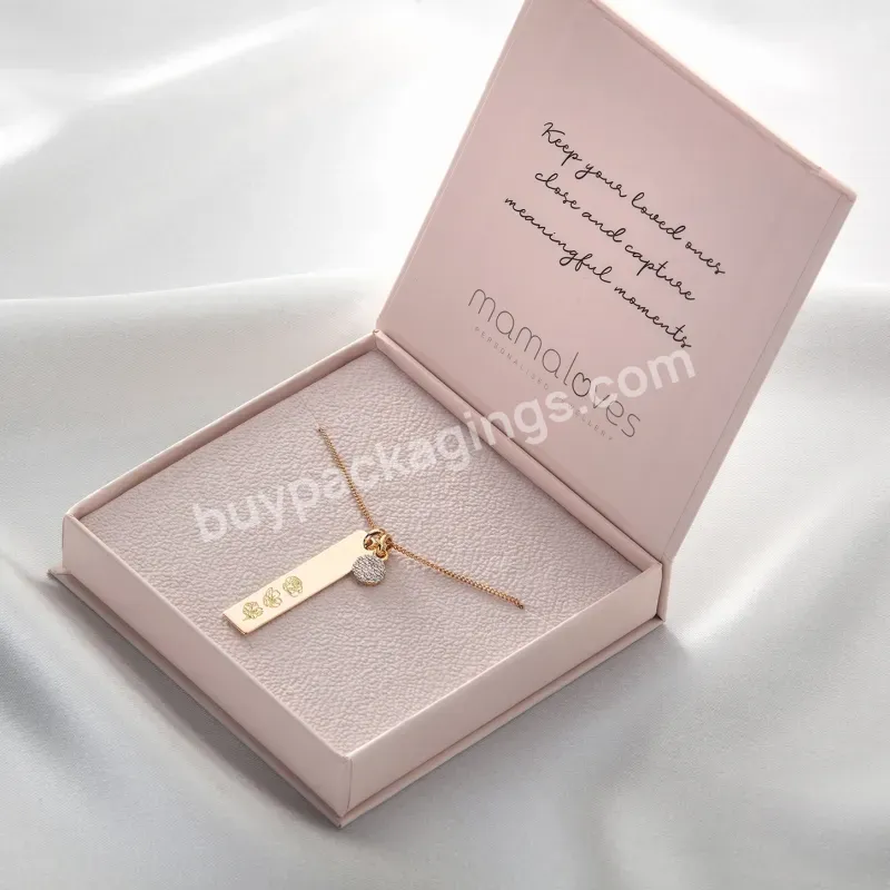 Custom Logo 8x8 Jewellery Gift Boxes Recyclable Book Shape Kraft Paper Necklace Box With Lids - Buy Jewellery Box,Necklace Box,8x8 Gift Boxes.
